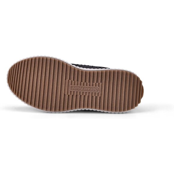 🆕 Women Black Casual Comfortable Fashion Shoes Walking Running Chunky Sneakers - Picture 5 of 7